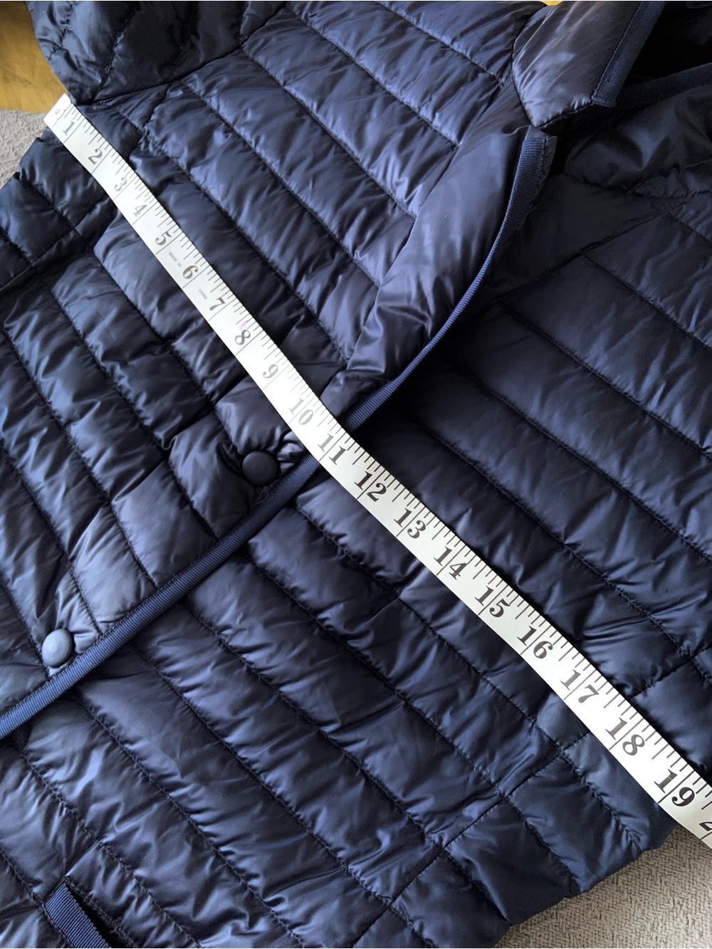 ADD Down Ultra Light Quilted Blazer Jacket (Sz 10 or M) - Picture 6 of 7